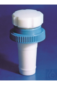 PTFE stopper, self releasing, A length, NS 34/45, height 70 PTFE stopper, self releasing, A...